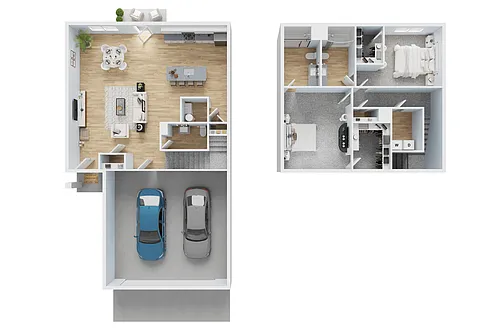Floor plan The Colt - Townhome