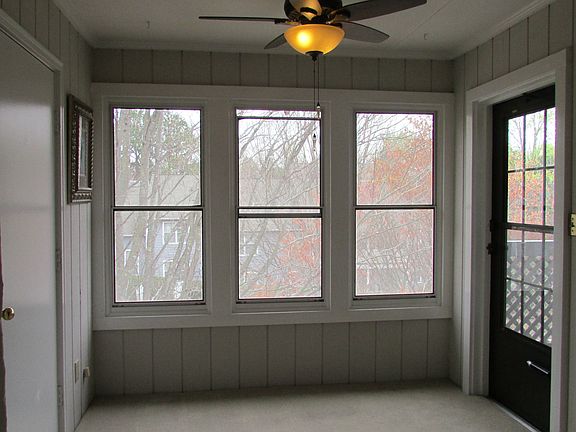 The sunroom is heated and cooled and is located off the dini
