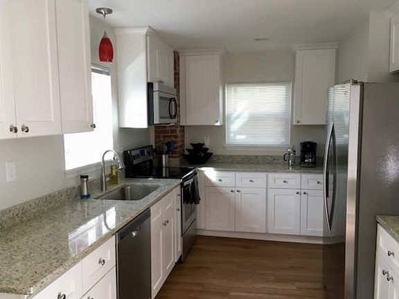 Beautifully renovated kitchen comes fully stocked with everything you need to cook a gourmet meal!