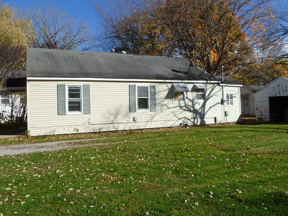 West side of house
