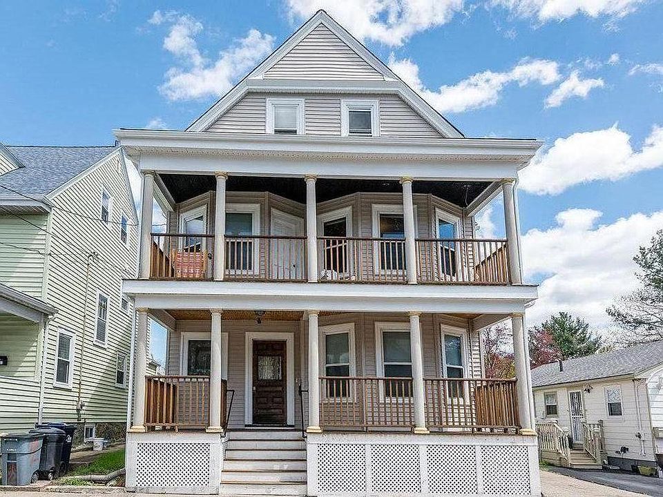 32 Magdala St, multifamily apartment - 1st floor unit for rent. New siding, solar panels, 1 private parking space, plenty of street-parking. Home is situated in a quiet, residential neighborhood on a one-way street. It is a 5-