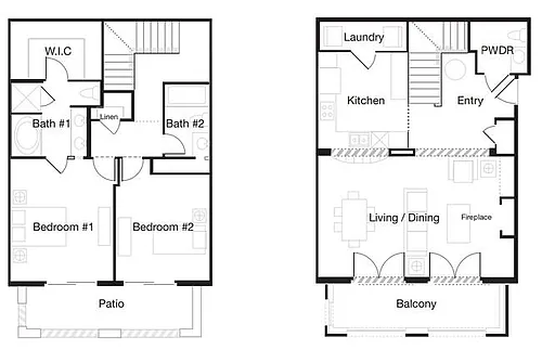 Floor plan Townhome