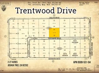 Trentwood Dr, Joshua tree, CA 92252