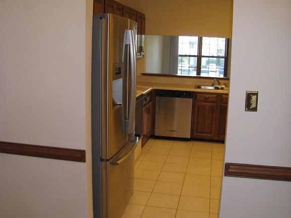 Looking into the kitchen from the dining room