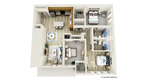 Floor plan C1G