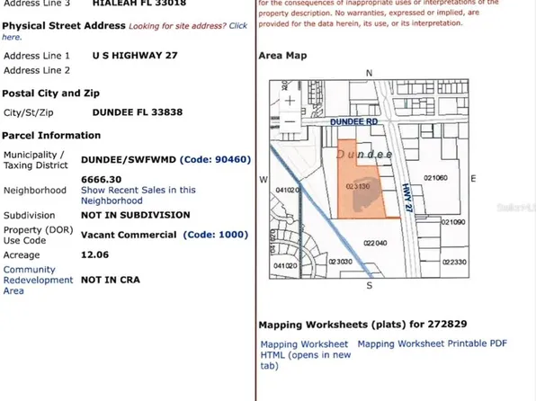 Us Highway 27, Dundee, FL 33838