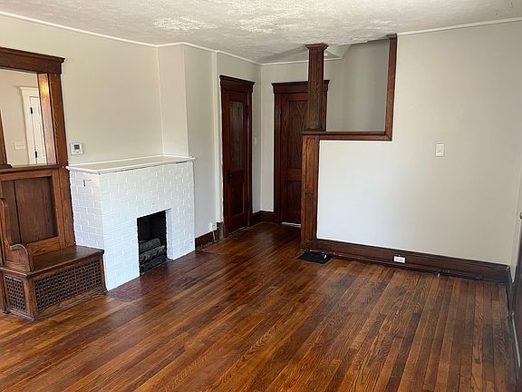Living room with small closet