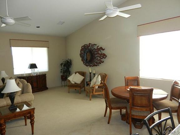 Living room with 18' ceiling