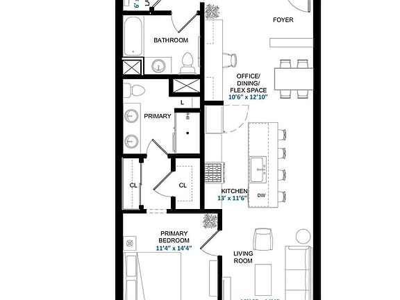 3rd image of 1 5th Avenue Unit #207
