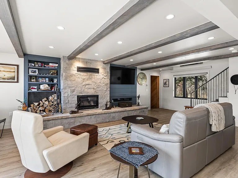 Main Level Living Room with Frame TV