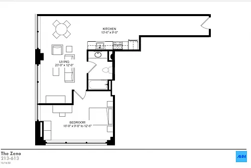 Floor plan The Zeno