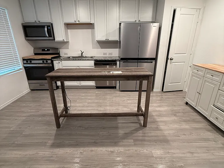 Full view of kitchen