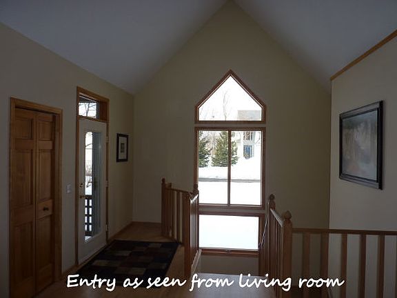 Entry seen frm living room