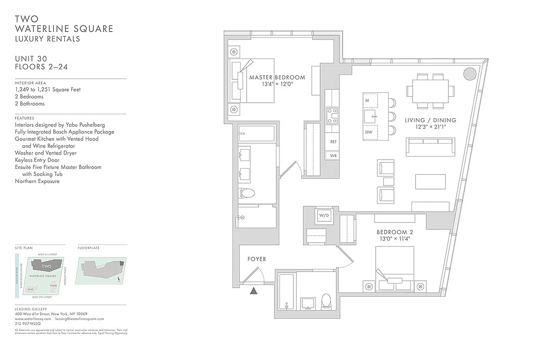 Floor plan Waterline 2: B8