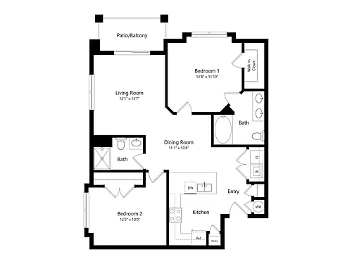 Floor plan Sutherland
