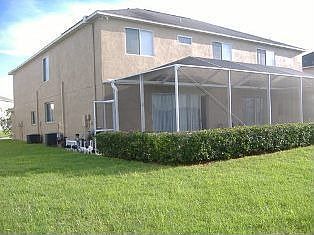 Large back yard