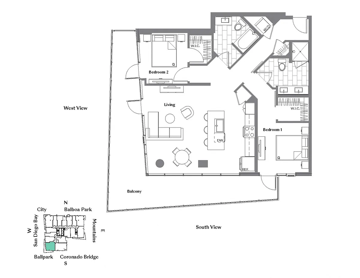 Floor plan 2B