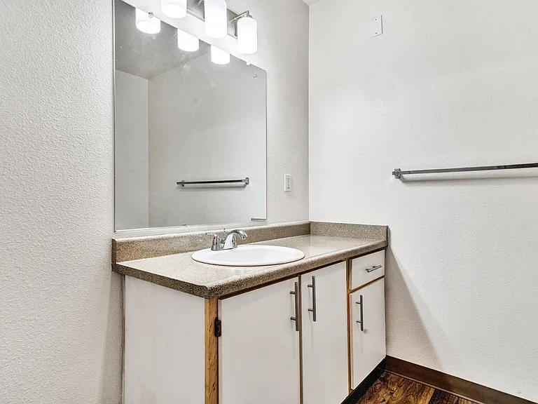 bathroom counter Aloha Oregon Quatama Village Apartments