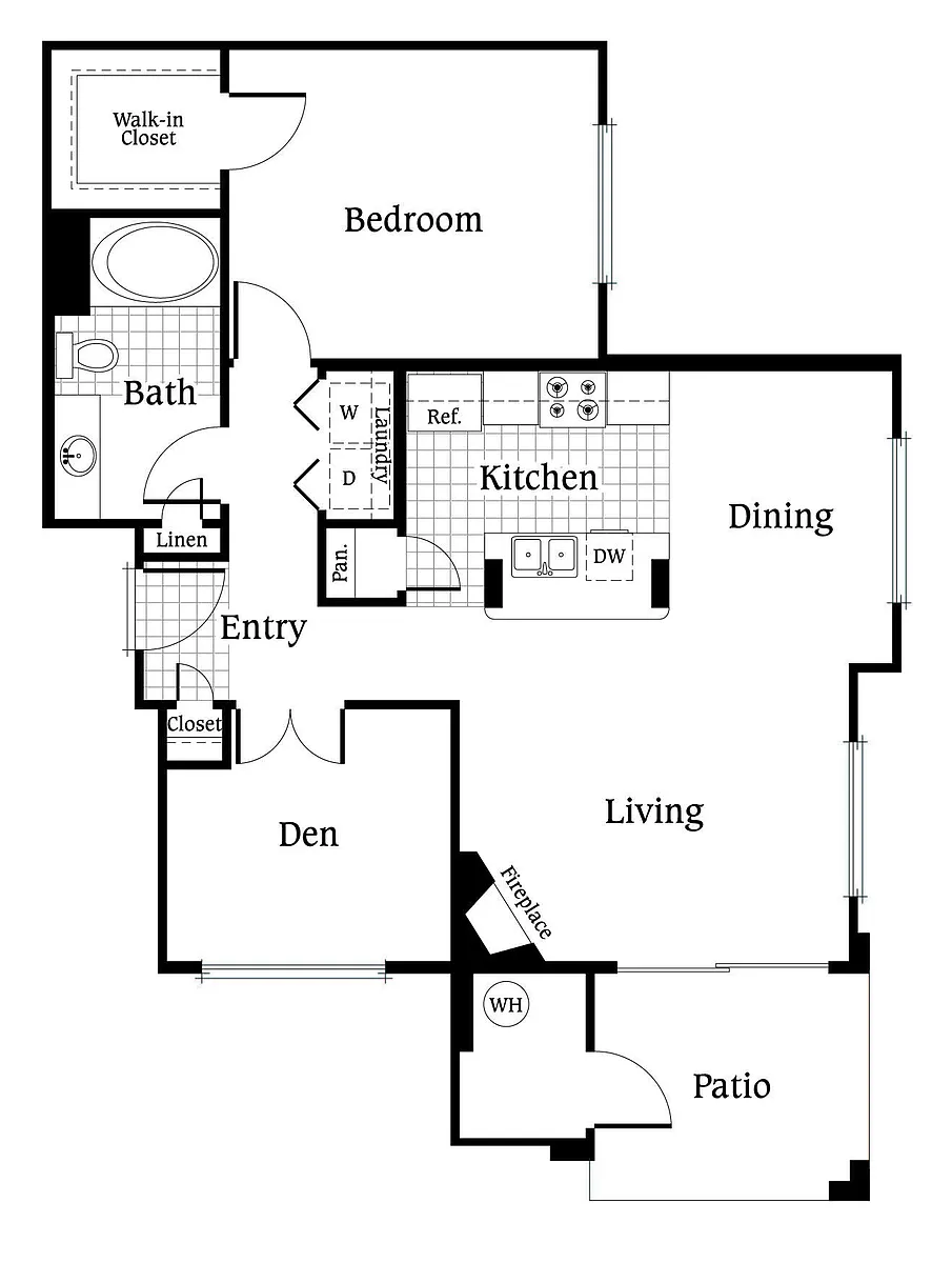 Floor plan Birch Renovated