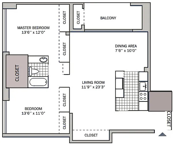 Floor plan The Hamilton B