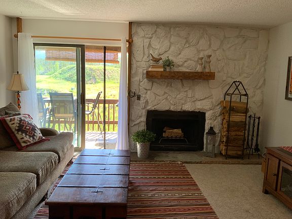 Wood-burning  fireplace 