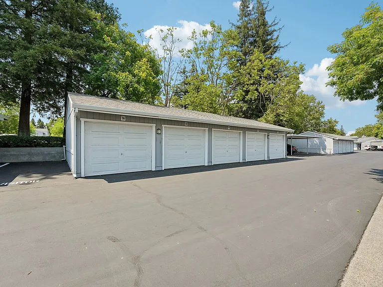 Private garages available.