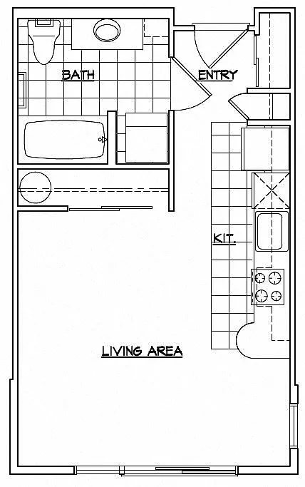Floor plan Helix Studio