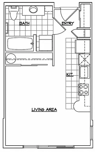 Floor plan Helix Studio