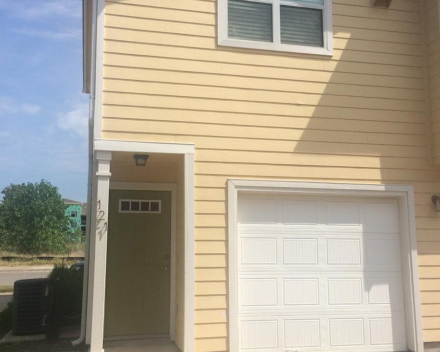 Front door and exterior view