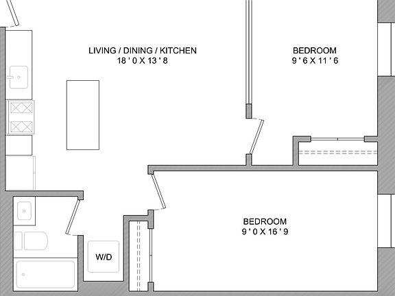 2nd image of 498 Leonard St APT 2R