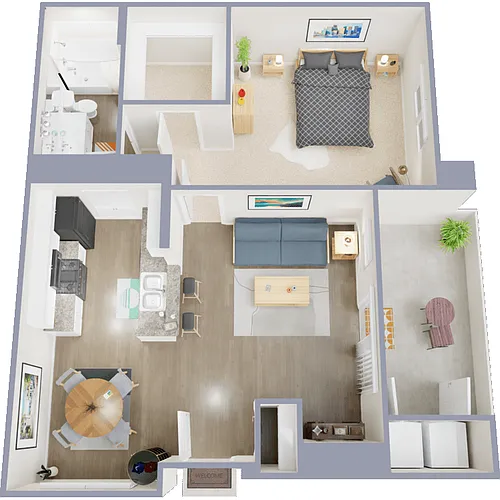 Floor plan Plan Three
