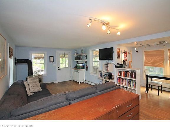 Living Room with Nook Off to Right