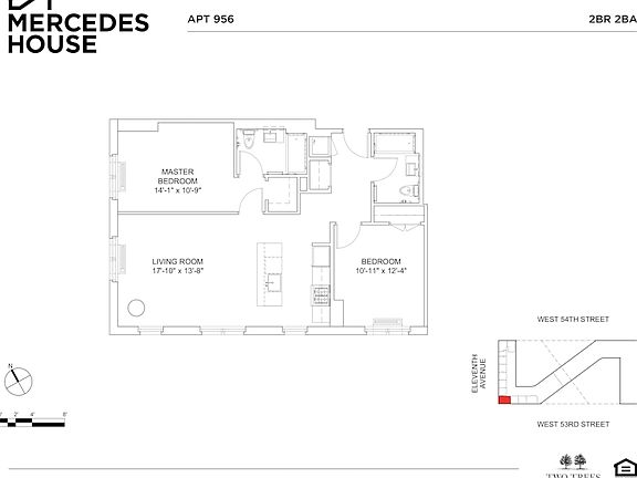 2nd image of 550 W 54th St #956