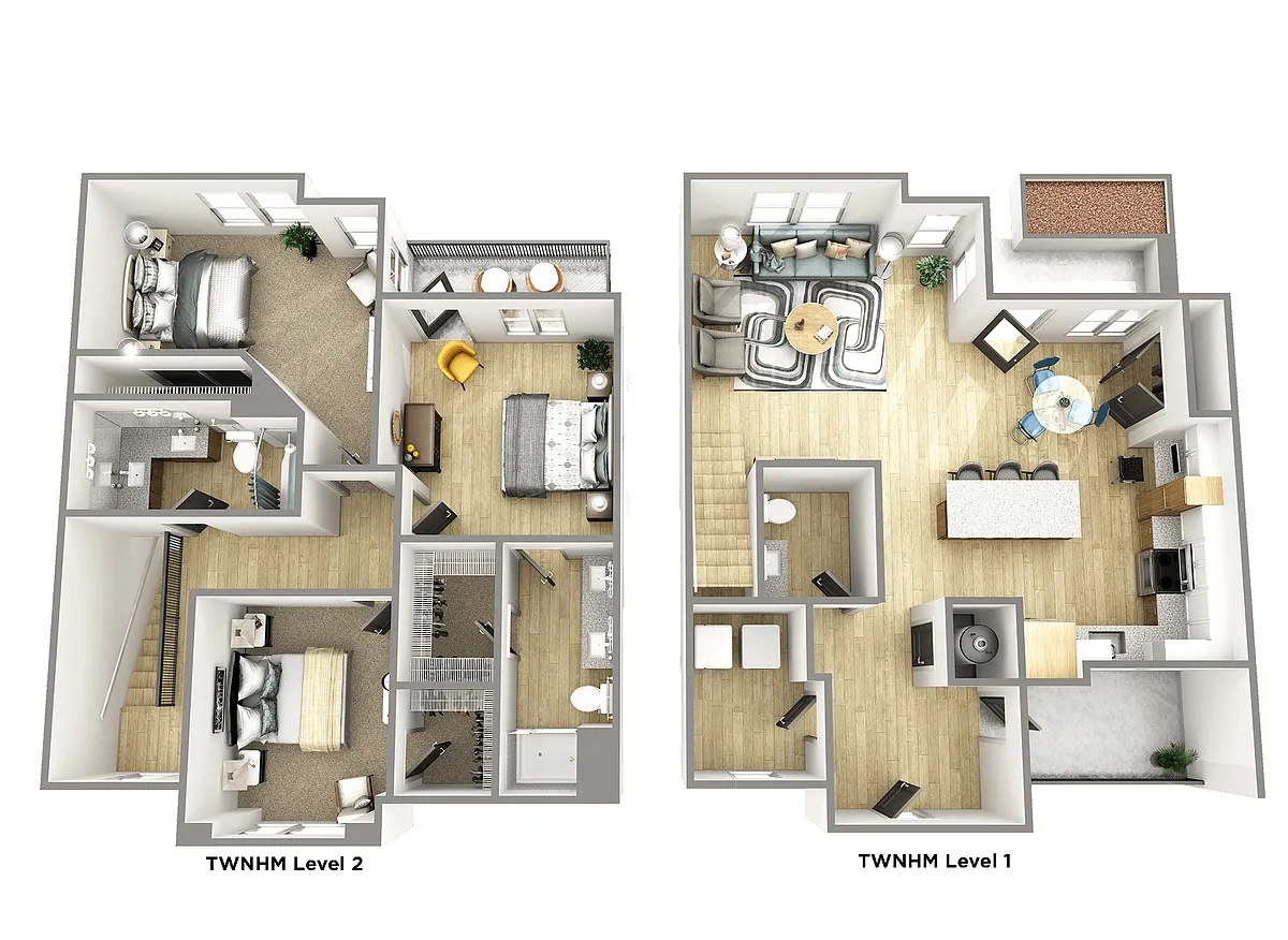 Floor plan Willow Oak Townhome