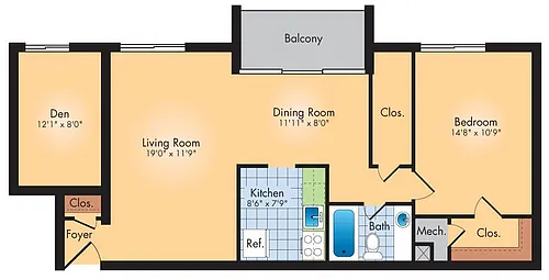 Floor plan A4D