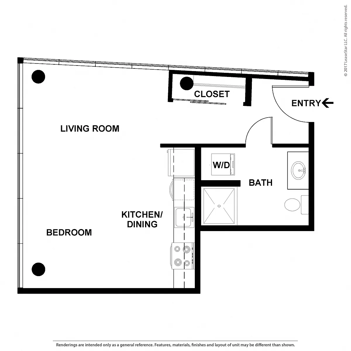 Floor plan Studio - A5