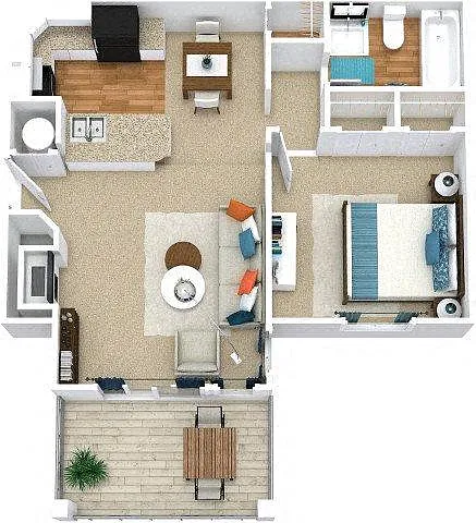 Floor plan Brookhaven