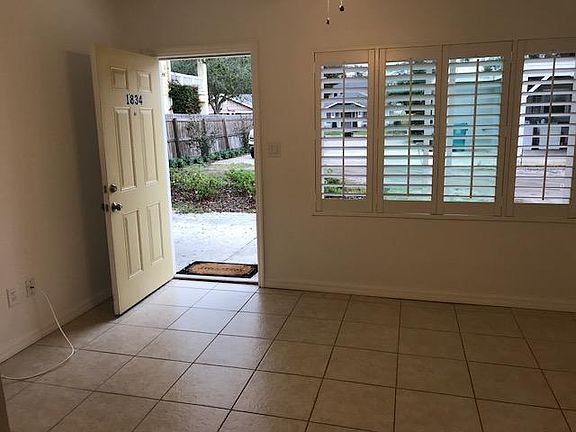 Inside looking out the front door