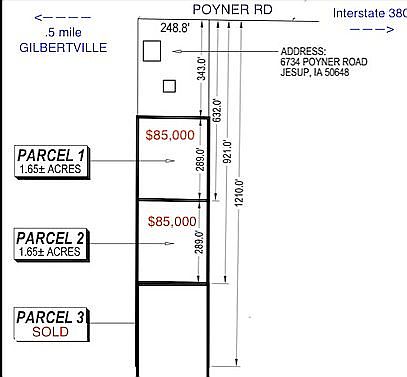 1/2 m East of Gilbertville