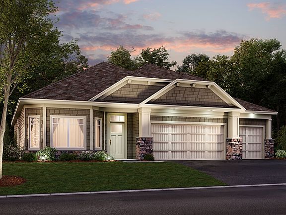 Cedarwood 3-Car Elevation G - Stone