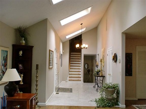 Foyer with Skylights