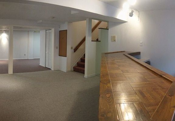 Basement bar area