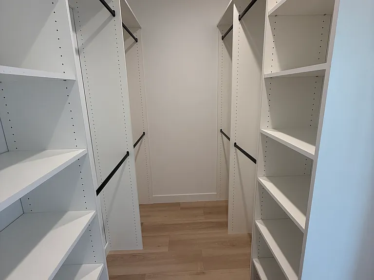 Master bedroom walk-in closet