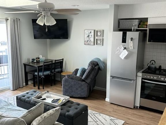 Upstairs living area