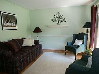 This flex room can have many different uses as your needs change and features new hardwood flooring.