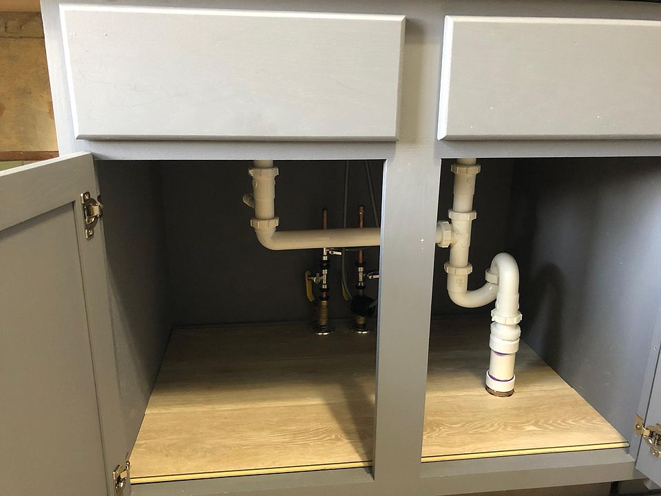 New Plumbing in Kitchen