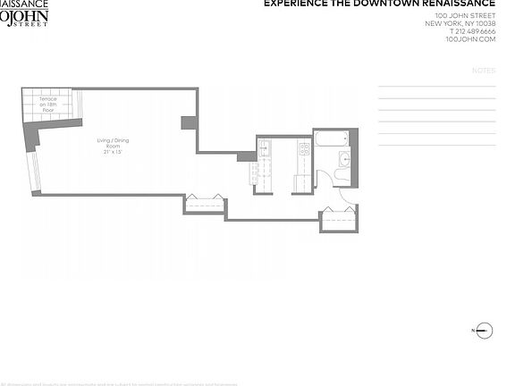 2nd image of 100 John St APT 1910