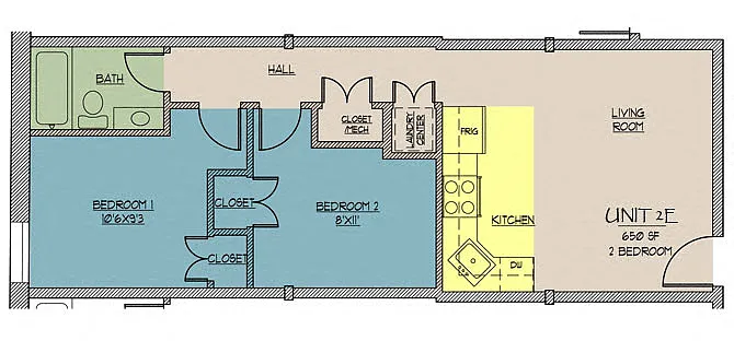 Floor plan 2E