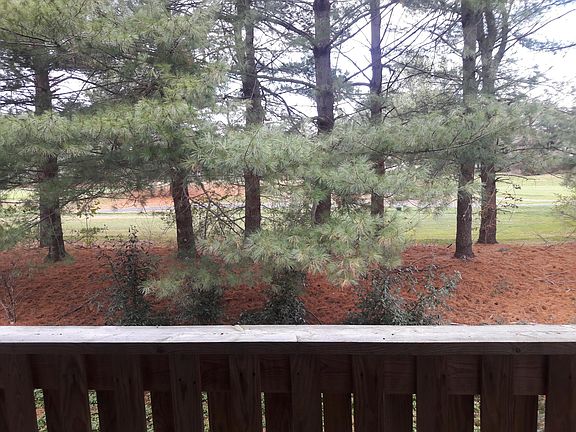 Patio overlooking the golf course