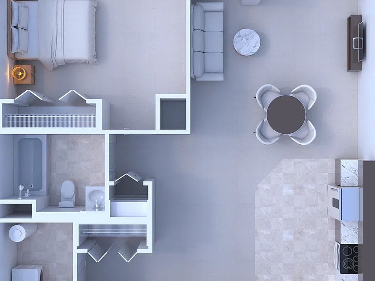 1 Bedroom / 1 Bathroom - 908 1 Bedroom / 1 Bathroom - 908